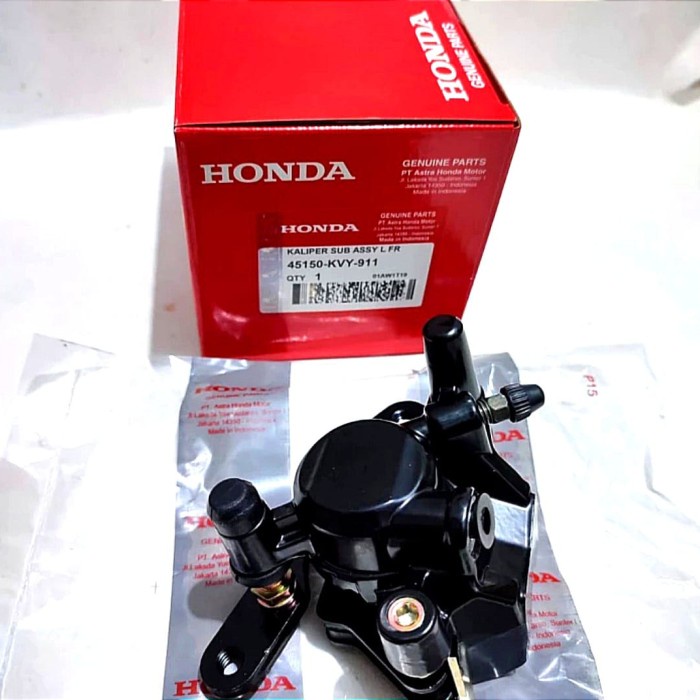 KALIPER ASSY DEPAN KEPALA BABI DEPAN HONDA BEAT KARBU ORIGINAL (KVY)