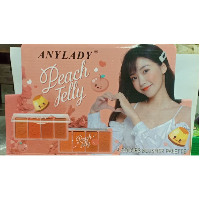 ANYLADY Peach Jelly 4 Blusher Palette Blush On 973