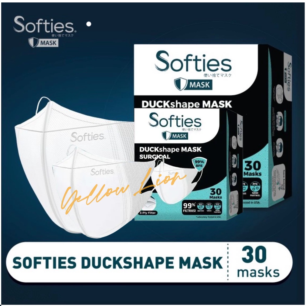 Softies Duckshape Mask Surgical ( isi 30 Mask)