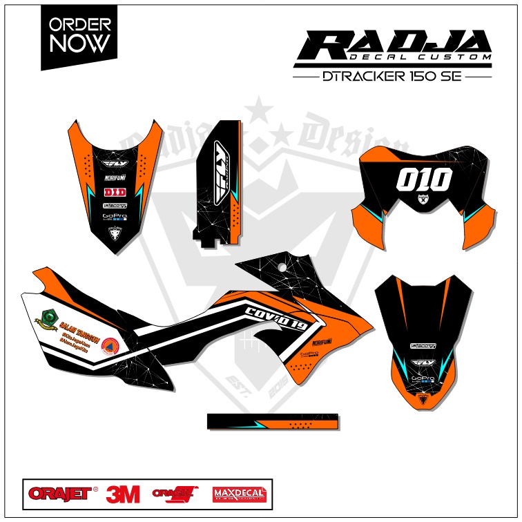 DECAL DTRACKER 150 FULLBODY (004) DEKAL STIKER DTRACKER SE 2016 2017 2018 2019 2020 2021 2022 2023 H