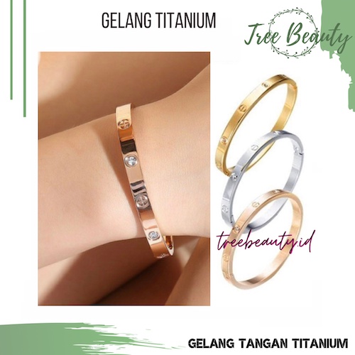 COD Gelang Tangan Titanium Energi Magnetik Om Mani Padme Hum Untuk Wanita B15