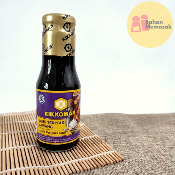 

Saus Teriyaki Bawang Halal Kikkoman/ Garlic Teriyaki Sauce 300 gr