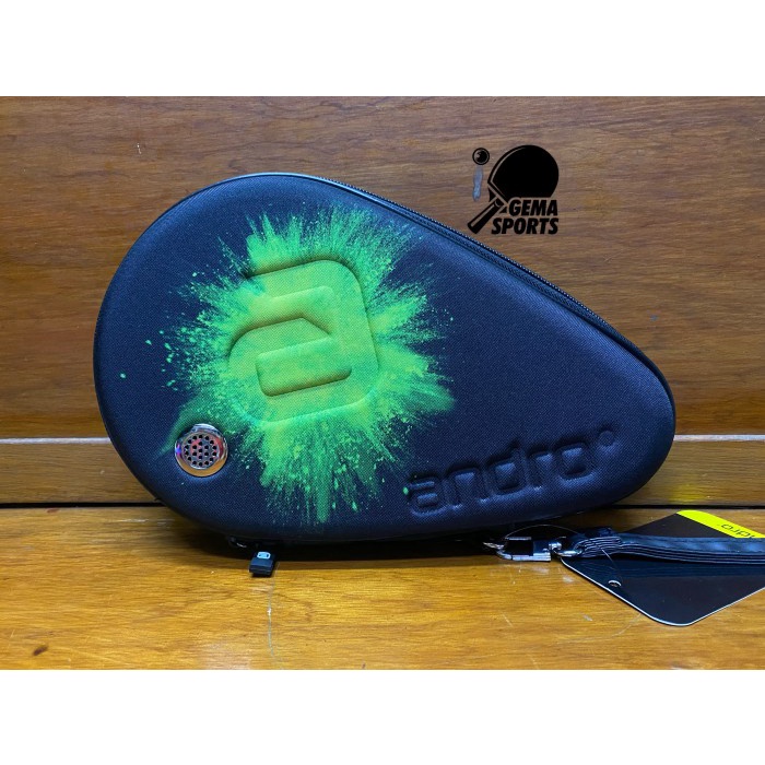 Bat Hardcase Cover Tas Bet Pingpong Tenis Meja Andro Black Green Original