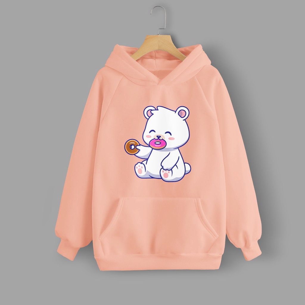 Nabilla Jaket Hoodie Bear Donat Part 1