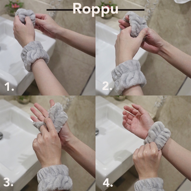 Roppu Handuk Tangan Cuci Muka Wrist Band Hand Towel