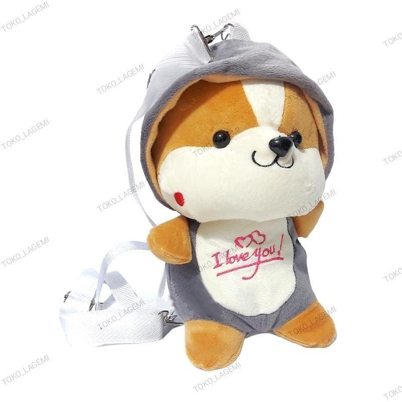 Tas Boneka Tupai Tas Ransel Wanita Korea Bentuk Tupai Tas Gendong Anak Chipmunk Korea Bahan Lembut Halus