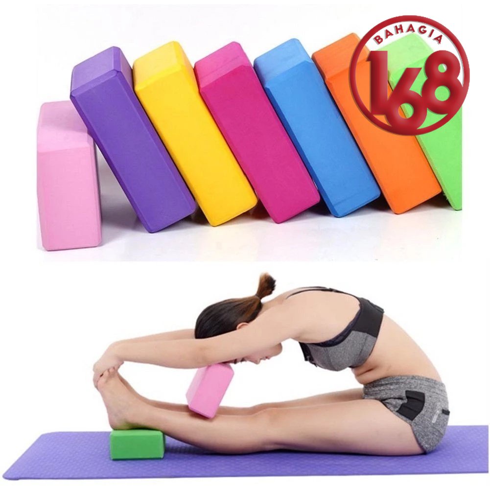 Yoga Blok Prick Pilates EVA Brick Foam Alat Fitnes