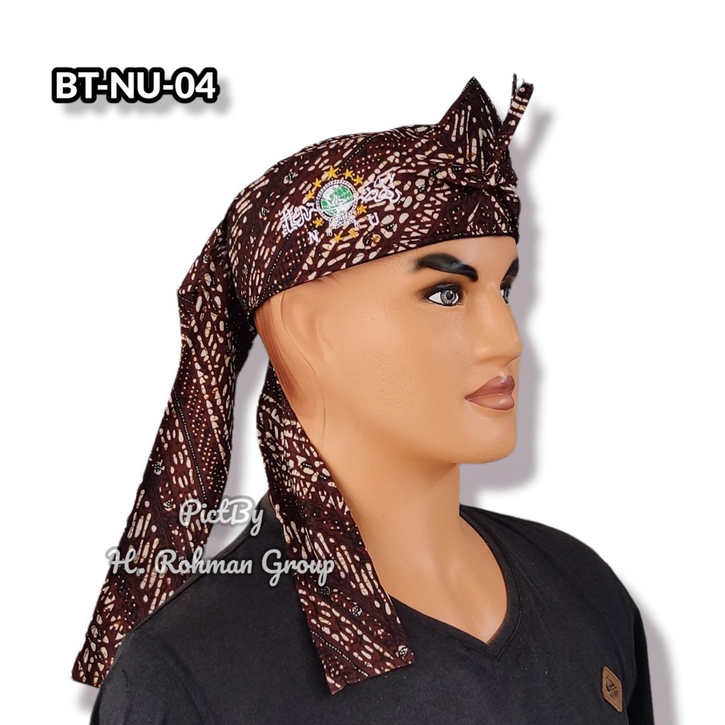 Blangkon Udeng Motif Batik Bordir NU