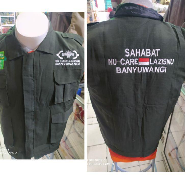 Paling Laris Rompi Lazisnu bordir depan belakang ✧eha»