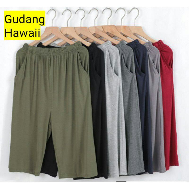 Celana Kulot Pendek Jumbo Wanita kain Beby Terry