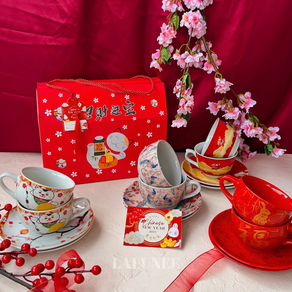 Jual CNY Hampers Imlek Parsel Imlek Hampers Cangkir Tea Set Hampers