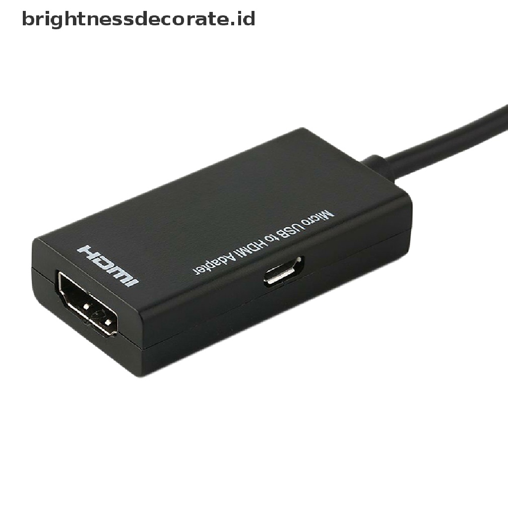 [Birth] Kabel Adaptor Micro USB 2.0 To HDMI HDTV TV HD Untuk Hp Samsung LG S7 [ID]