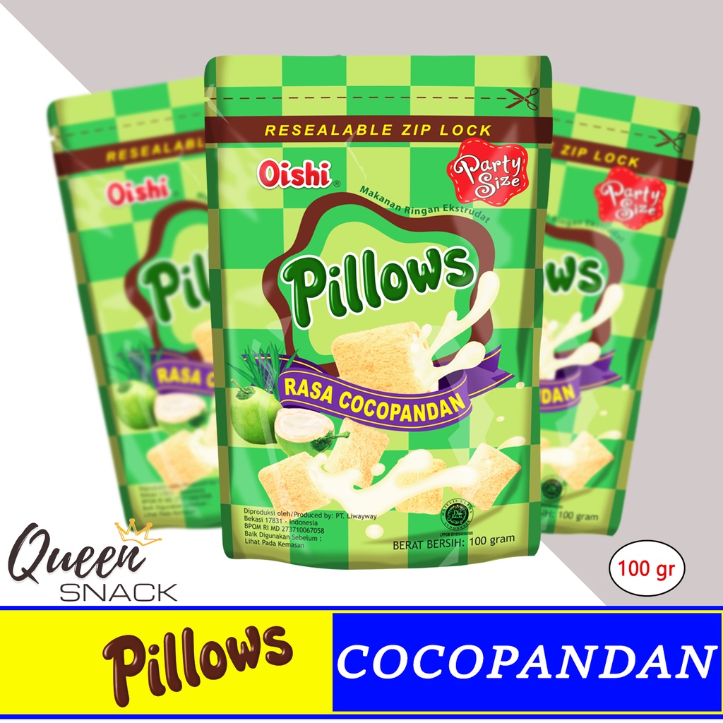 

Oishi Pillows Cocopandan Kemaan Pouch 100gr