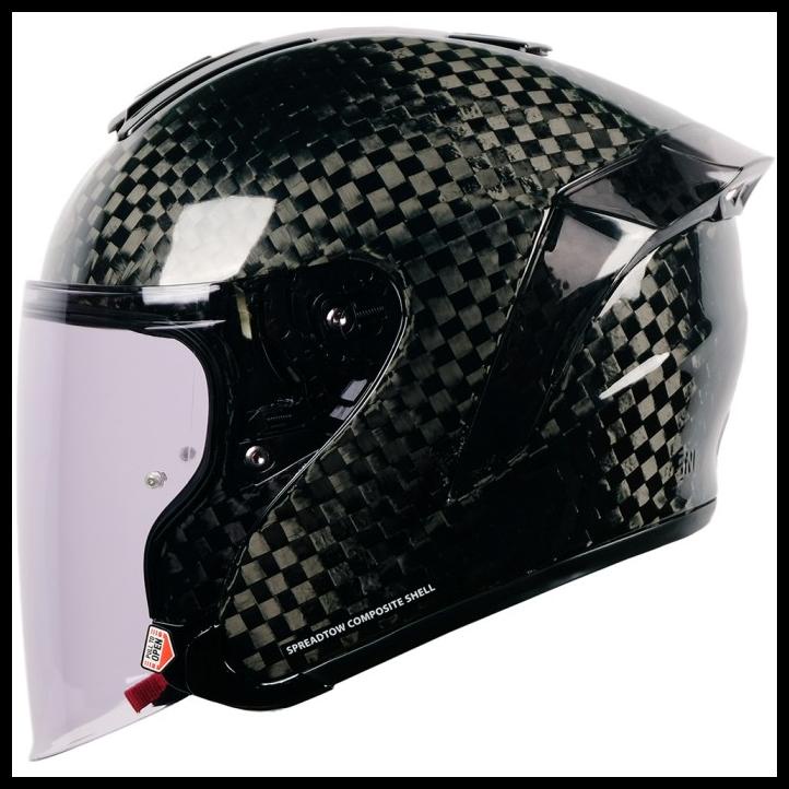 Njs Kairoz Carbon Spreadtow - Helm Half Face