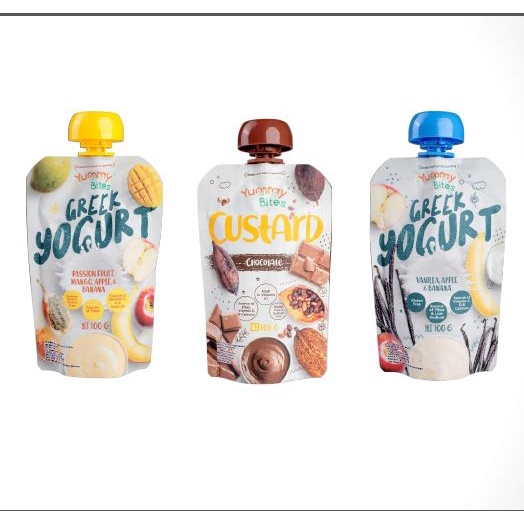 MILNA NATURE DELIGHT Fruit Puree 80g / Mpasi bayi 1 tahun+ / Jus buah Bayi GREEK