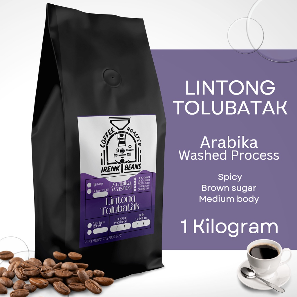 

Kopi Arabika Lintong Tolubatak 1000g Biji Bubuk