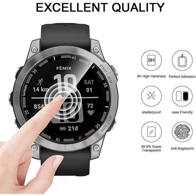 Hd Film Lengkung 3D Untuk Garmin Fenix7 7S 7x6 Pro sapphire Soft Full Cover Smart watch Film Pelindung Layar Untuk Garmin Forerunner 955 945 255 255 255S 245 45S 245 158 Aksesoris Jam Tangan