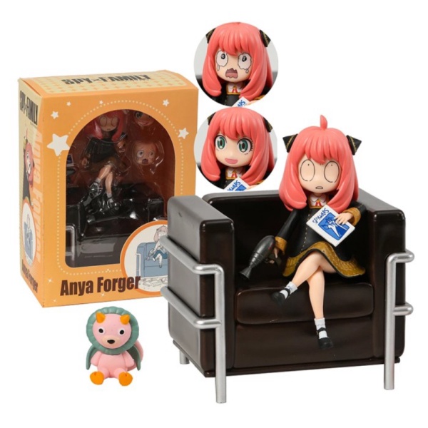 

Forger Anya Sitting Promo x Chimera pajangan Sofa Figure family On Spy Diskon