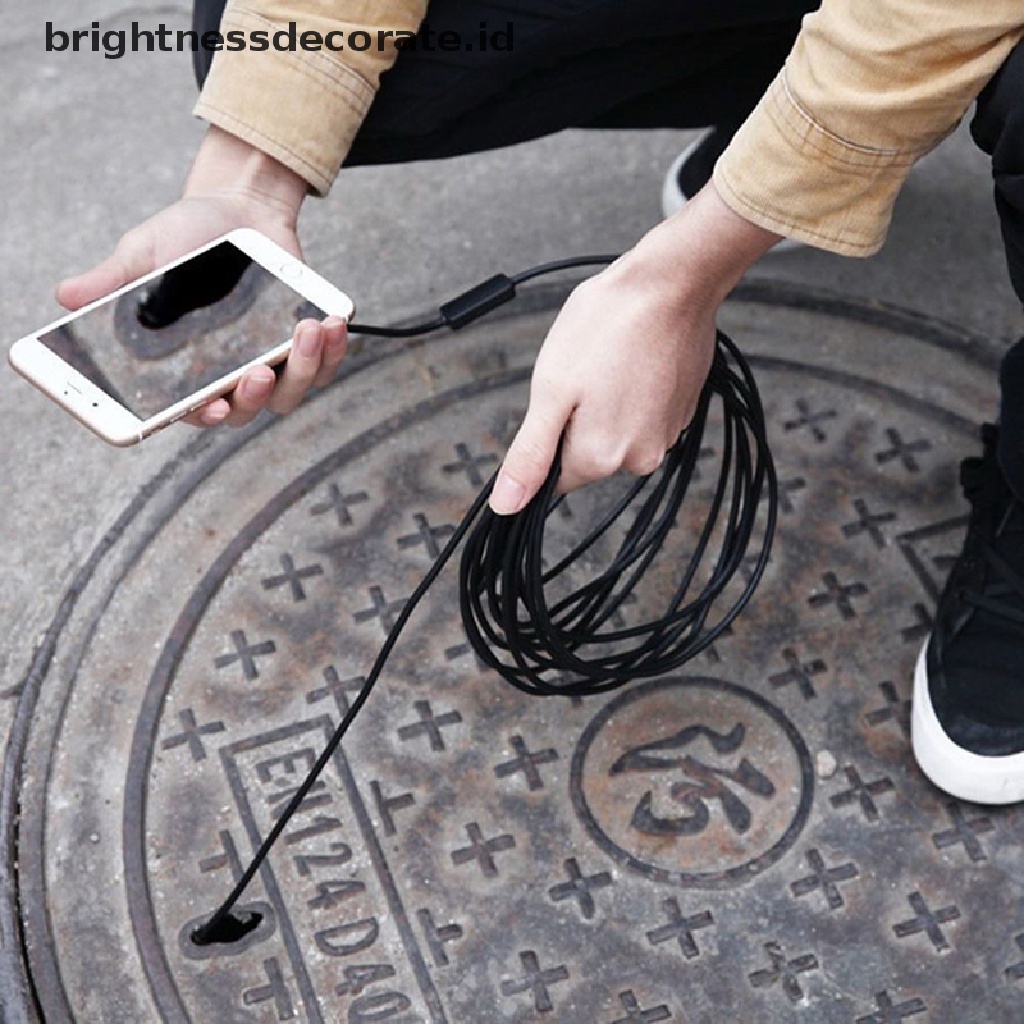 [Birth] 3in1 USB Type-C Endoscope Inspection Borescope Lensa 5.5 /7/8mm HD Kamera IP68 [ID]