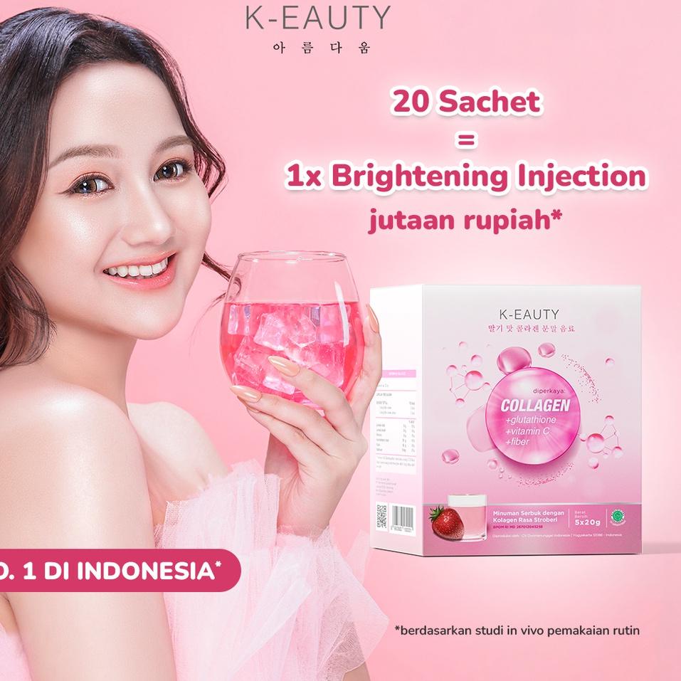 

⚡COD⚡ K-EAUTY Paket 1 Bulan (30 Sachet) | Minuman Kolagen Pemutih Badan Cepat | K-EAUTY Premium Collagen Drink | Colagen Beauty Drink Suntik Putih Permanen