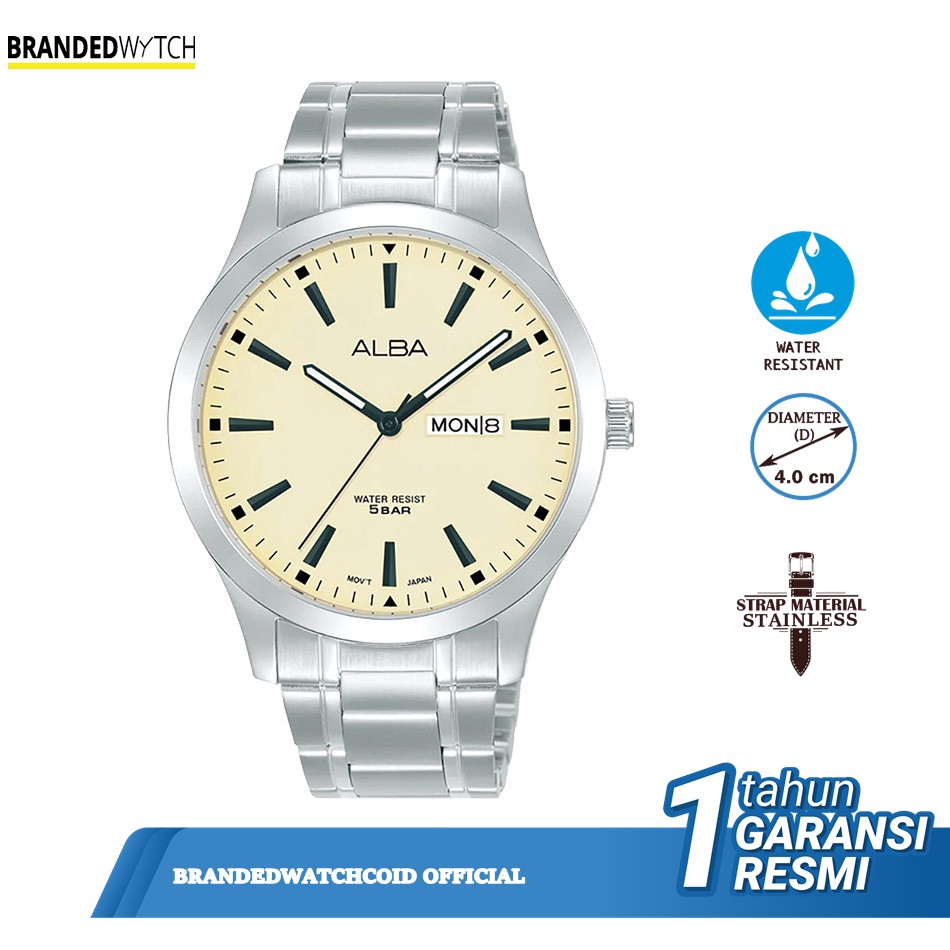 Jam Tangan Alba Pria AJ6161X1 Original Alba AJ6161 Diameter 4,0 cm