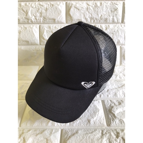 Topi second murah Roxy super black colour cap 2nd.used.PL