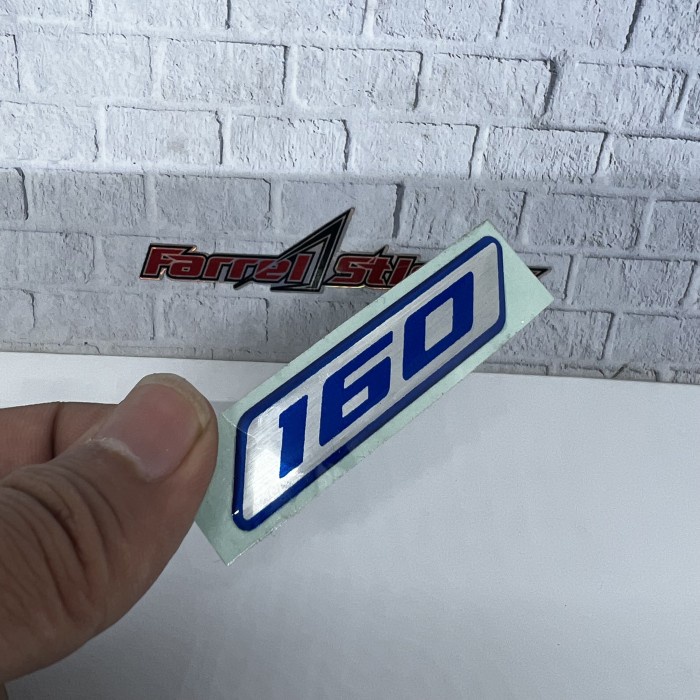 Stiker 160 timbul sticker 160 3d vario pcx - Hitam