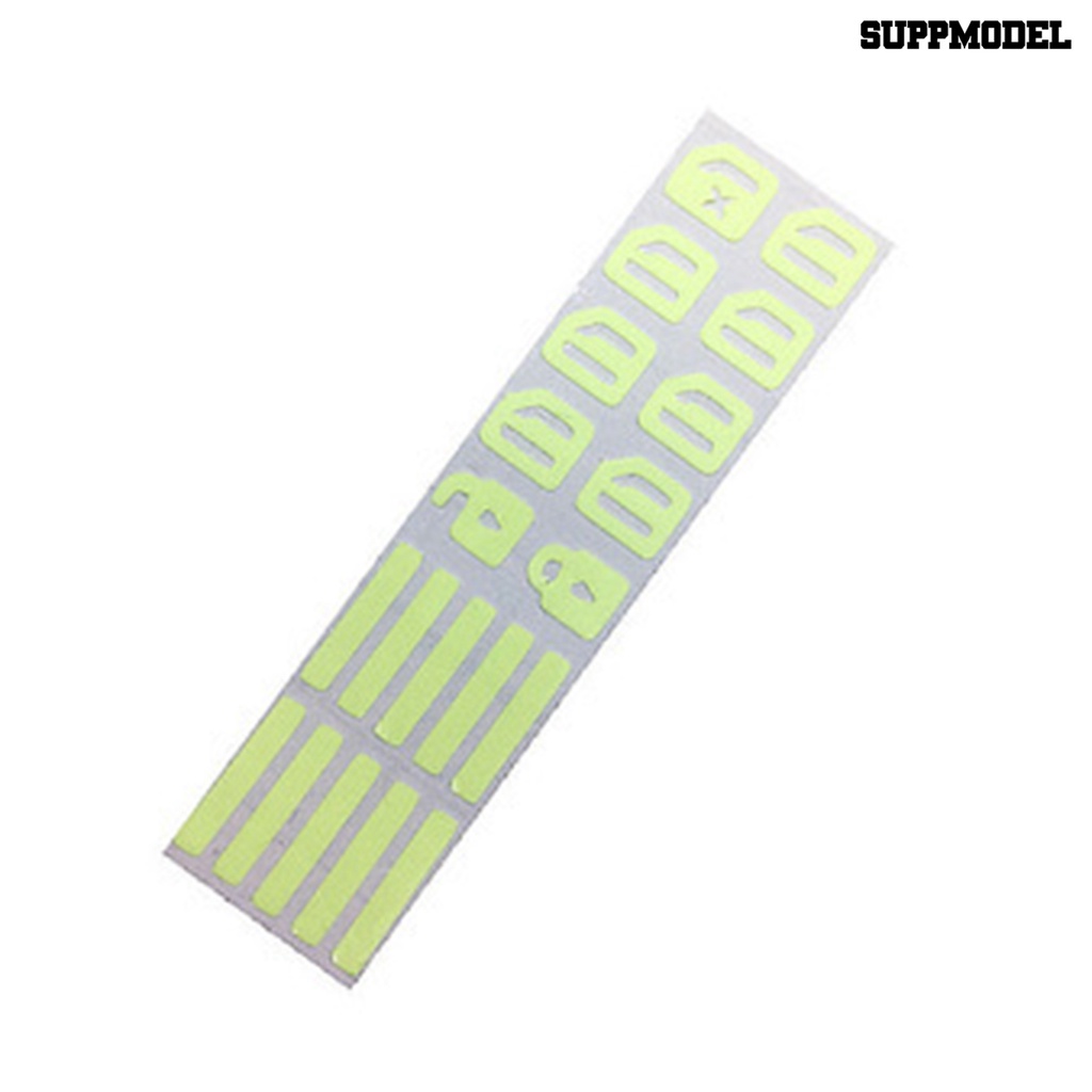 [SM] Mobil Decal Styling Self-adhesive PET Auto Pintu Jendela Bercahaya Tombol Stiker