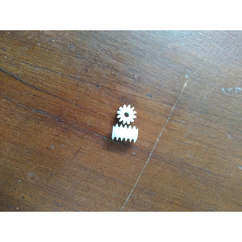 Set Gear Dinamo penggerak Roda Mainan Anak Gear Gigi 12 dan Spiral Gear Ulir Cacing