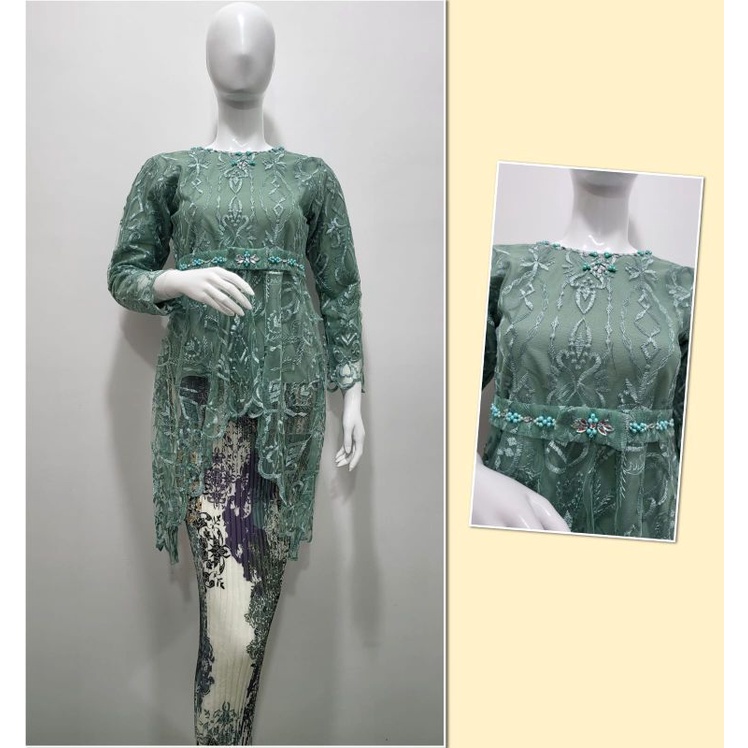 Permata Olshop / Kebaya Aurora Pita Payet Modern / Kebaya Wisuda Berpayet / Kebaya Lamaran / Kebaya Kondangan / Kebaya Remaja / Kebaya Pesta