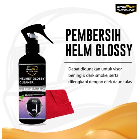 SPECTRUM Helm Cleaner Pembersih Helm Glossy Hydrophobic Doff Glossy INI_FASHIONKU BISA COD