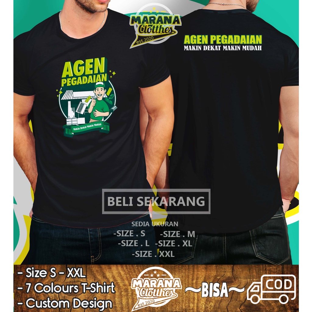 Kaos Agen Pegadaian Makin Dekat Makin Mudah Baju Distro