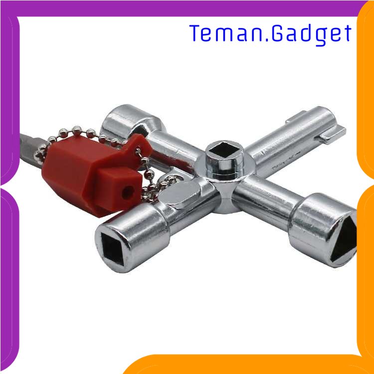 TG-PKK Kunci Pas Multifungsi 5 in 1 dengan Obeng Plus Minus - GT-J1