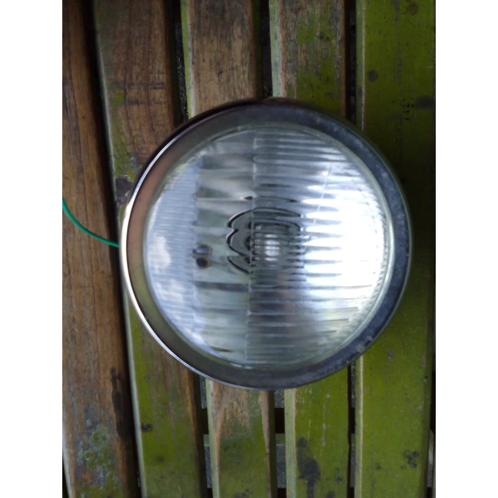 HEADLAMP REFLEKTOR LAMPU DEPAN BULAT BISA DI PASANG DI GL 100 CB 100 GL MAX GL PRO RX KING