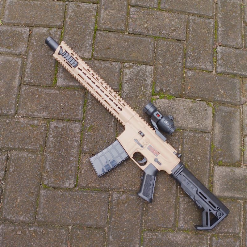 MAINAN M416 (AR15) TAN DESERT - MAiNAN ORIGINAL SNI