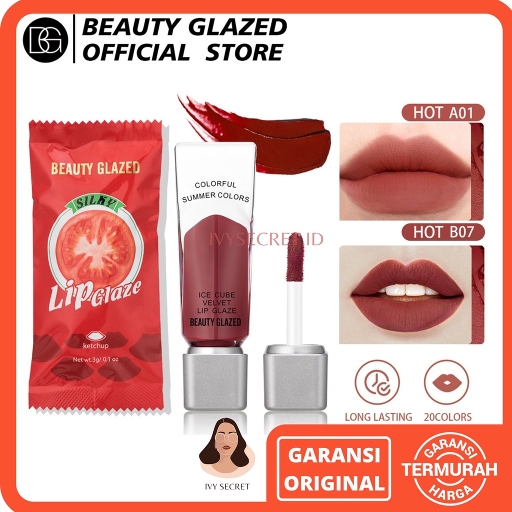 Beauty Glazed Ice Cube Velvet Lip Glaze Beauty Glazed Lipstik Beauty Glazed Lipstick Beauty Glazed Liptint Beauty Glazed Lip Cream Beauty Glazed Lipcream Beauty Glazed Lip Matte Beauty Glazed Lipstick Matte Beauty Glazed