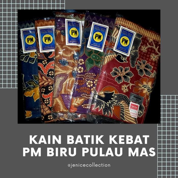 Termurah Kain Sarung / Samping Kebat Jarik Batik Pm Pulau Mas Wanita 99