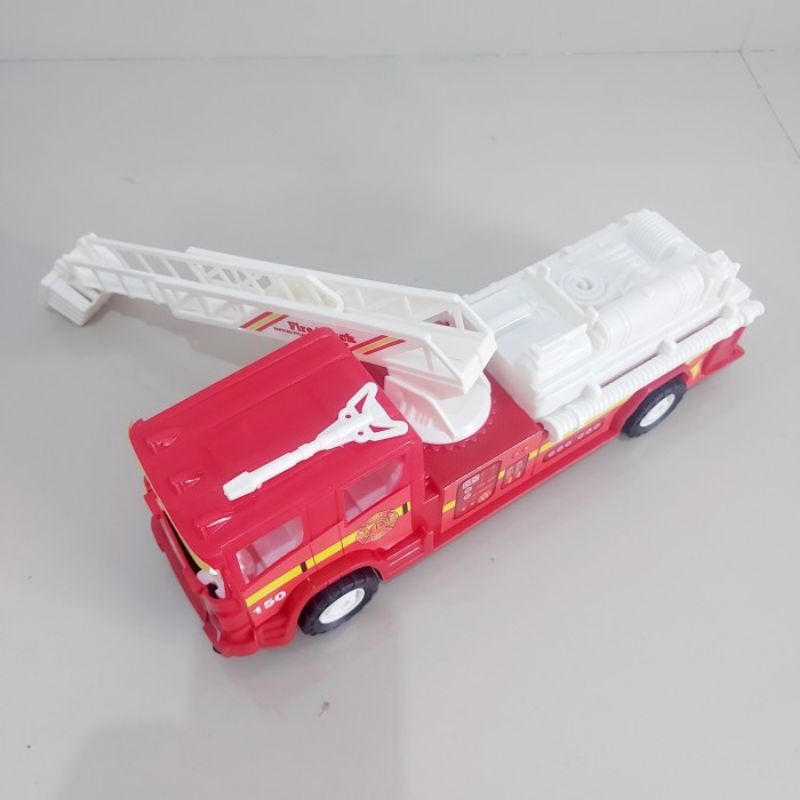 Mainan Mobil Truk Pemadam Kebakaran Tarik Anak - Mobilan Fire Truck