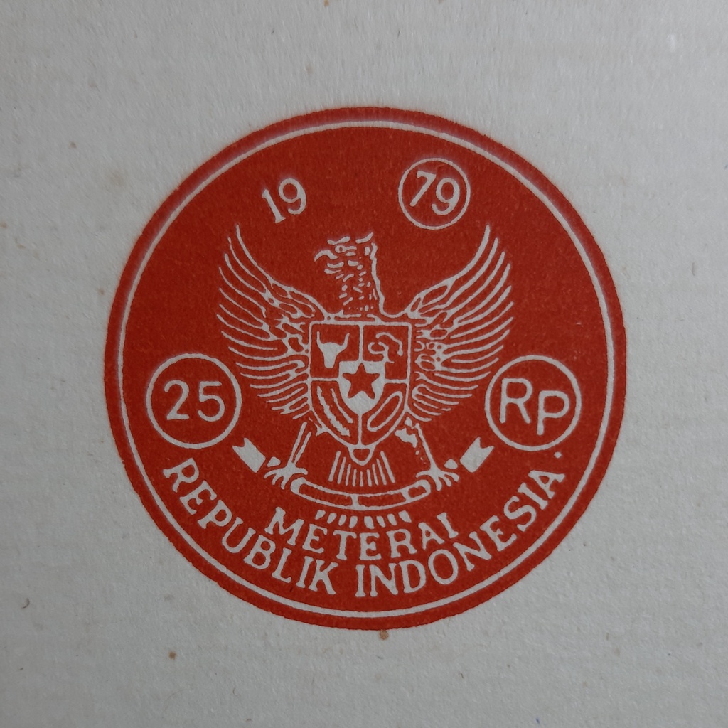 

KERTAS SEGEL TAHUN 1979 DOUBLE VOLIO KERTAS BERMATERAI TAHUN 1979 DOUBLE VOLIO