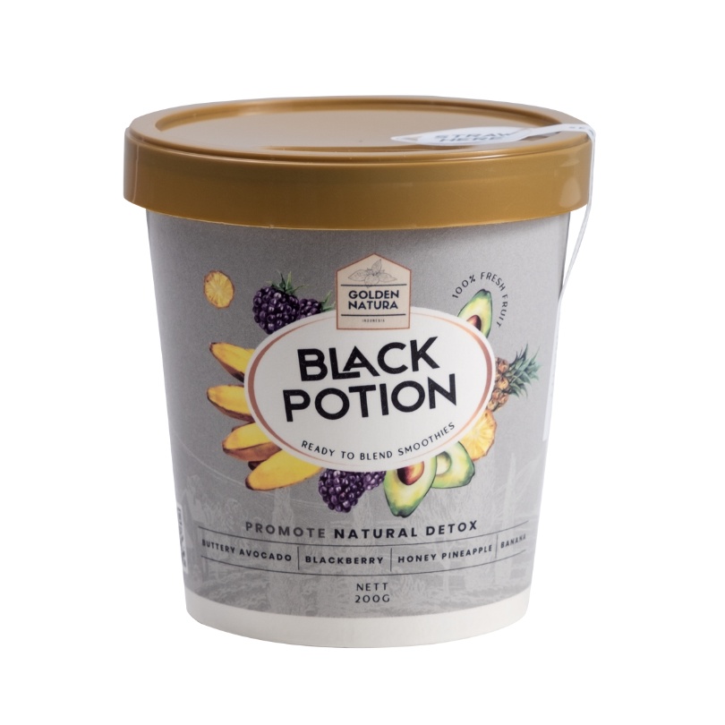 

Golden Natura Indonesia - Premium Ready-to-Blend Black Potion Smoothies | Smoothies Buah Beku