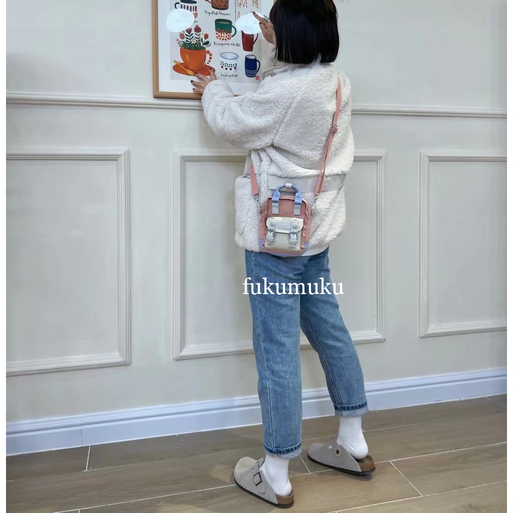 Sling Bag Doughnut Macarron Monet Series Limited / Tas Selempang Doughnut Mini