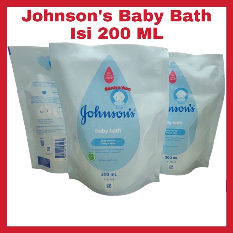 Johnsons Baby Bath 200ml / Sabun Mandi Bayi Johnson Baby Bath 200 ml
