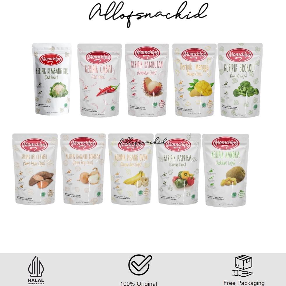 

Ready stock ￣ Momchips – Vegetable Chips – Keripik Buah – 70gr ☻