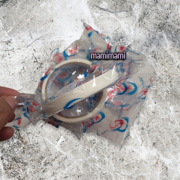 

Lakban Kertas Masking Tape 1/2 inch 12mm 12Yard Selotip Kertas 0.5 inch