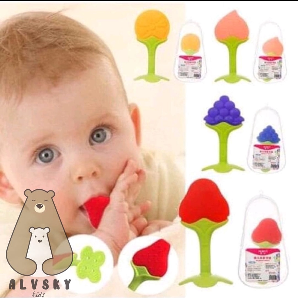 BABY TEETHER BUAH LUCU MURAH / GIGITAN BAYI MODEL BUAH MURAH MAINAN GIGITAN BAYI