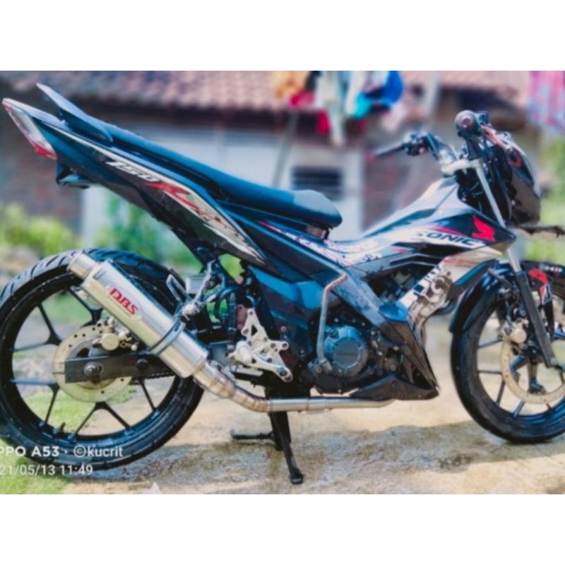 Knalpot racing Dbs titan Satria Fu karbu satria Fu Fi