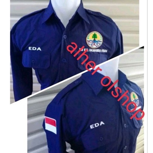 kemeja Dinas lingkungan hidup baju dinas lingkungan hidup seragam dinas lingkungan hidup Pdh dinas l