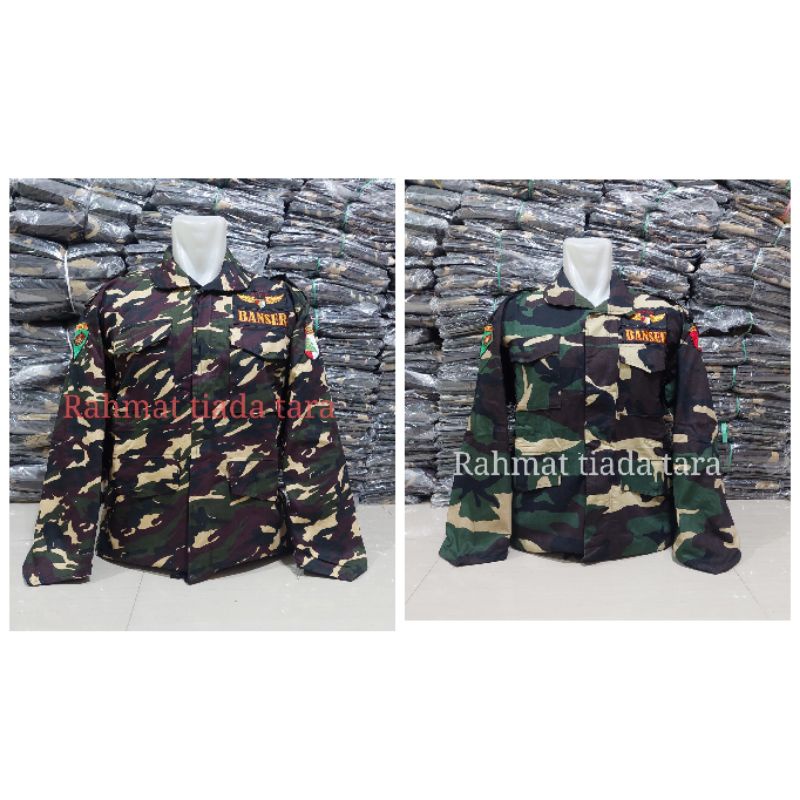 JAKET BB NATO &amp; LORENG NASIONAL BAHAN TWILL