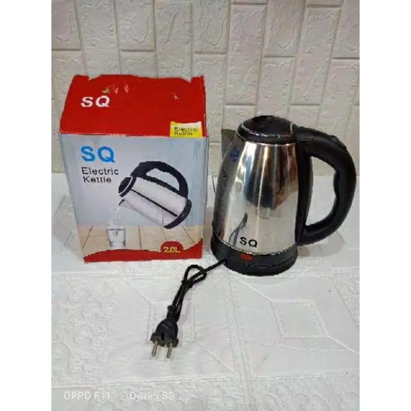 BISA COD Teko Listrik SQRS SQ-18 Mirip Scarlett 2 liter Electric heat Kettle 2L // TEKO LISTRIK PEMANAS AIR UKURAN 2 LITER