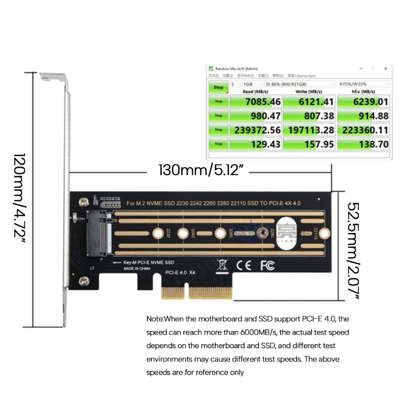 Btsg Untuk M.2 NVMe SSD Ke PCIe x4 x8 x16 Hardisk Disk Adapter Riser Kartu Ekspansi